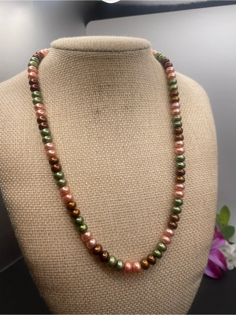 Honora cultured pearl necklace 925 C10